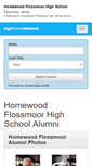 Mobile Screenshot of homewoodflossmoorhighschool.net